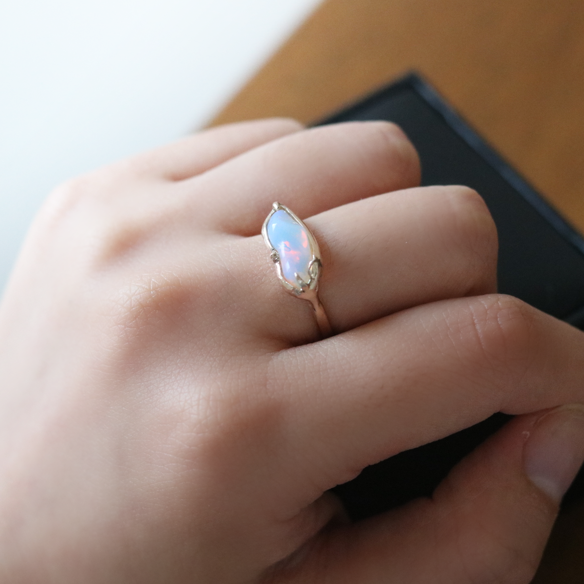 [ One of a kind ] Baroque Opal*Ring/K10YG