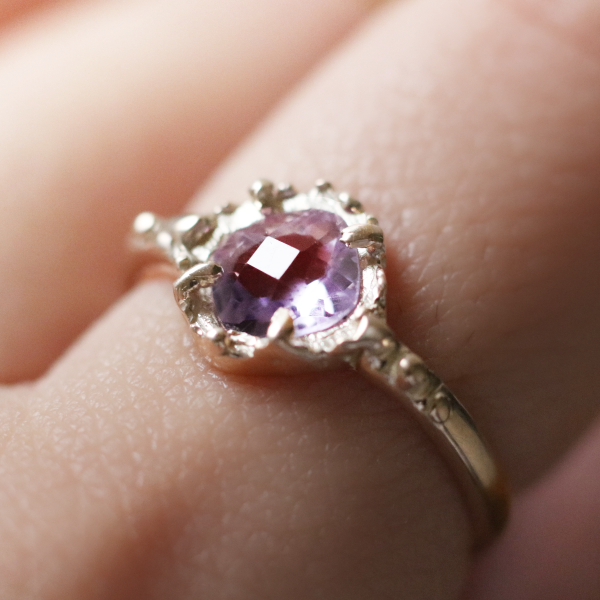 [ One of a kind ] Lavender Amethyst*Ring/K10YG