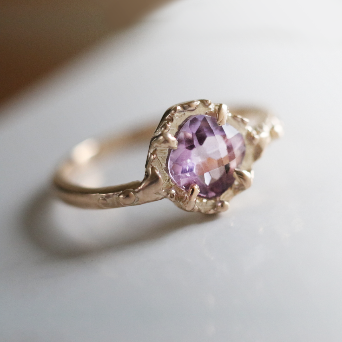 [ One of a kind ] Lavender Amethyst*Ring/K10YG